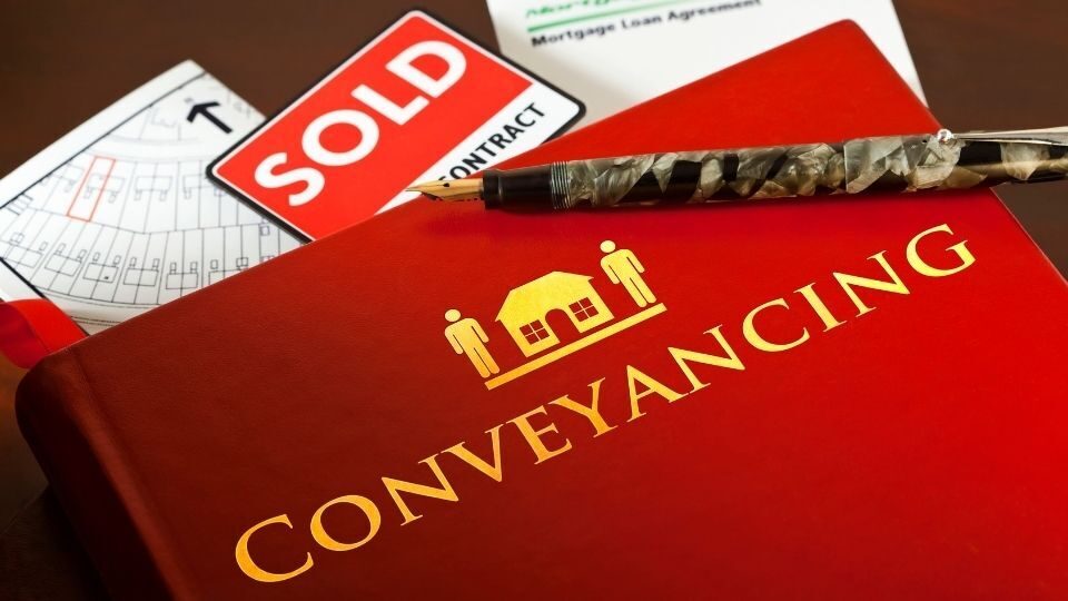 (In the image we can see property conveyancing process is being showcased)